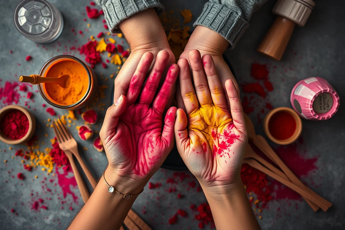 affordable family holi celebration images — Affordable Family Holi Celebration Images (the finished result)