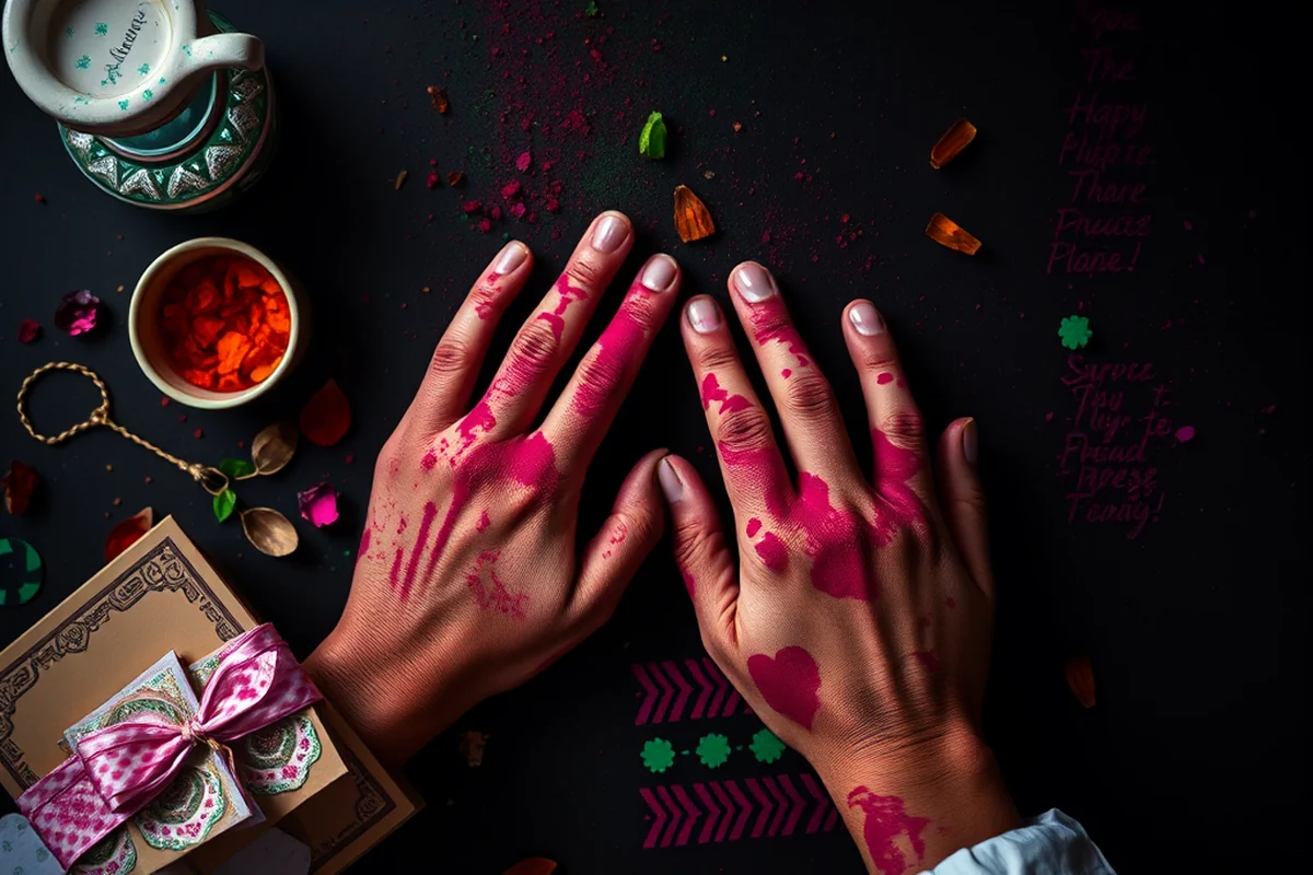 family holi celebration images alternatives — Family Holi Celebration Images Alternatives (the finished result)