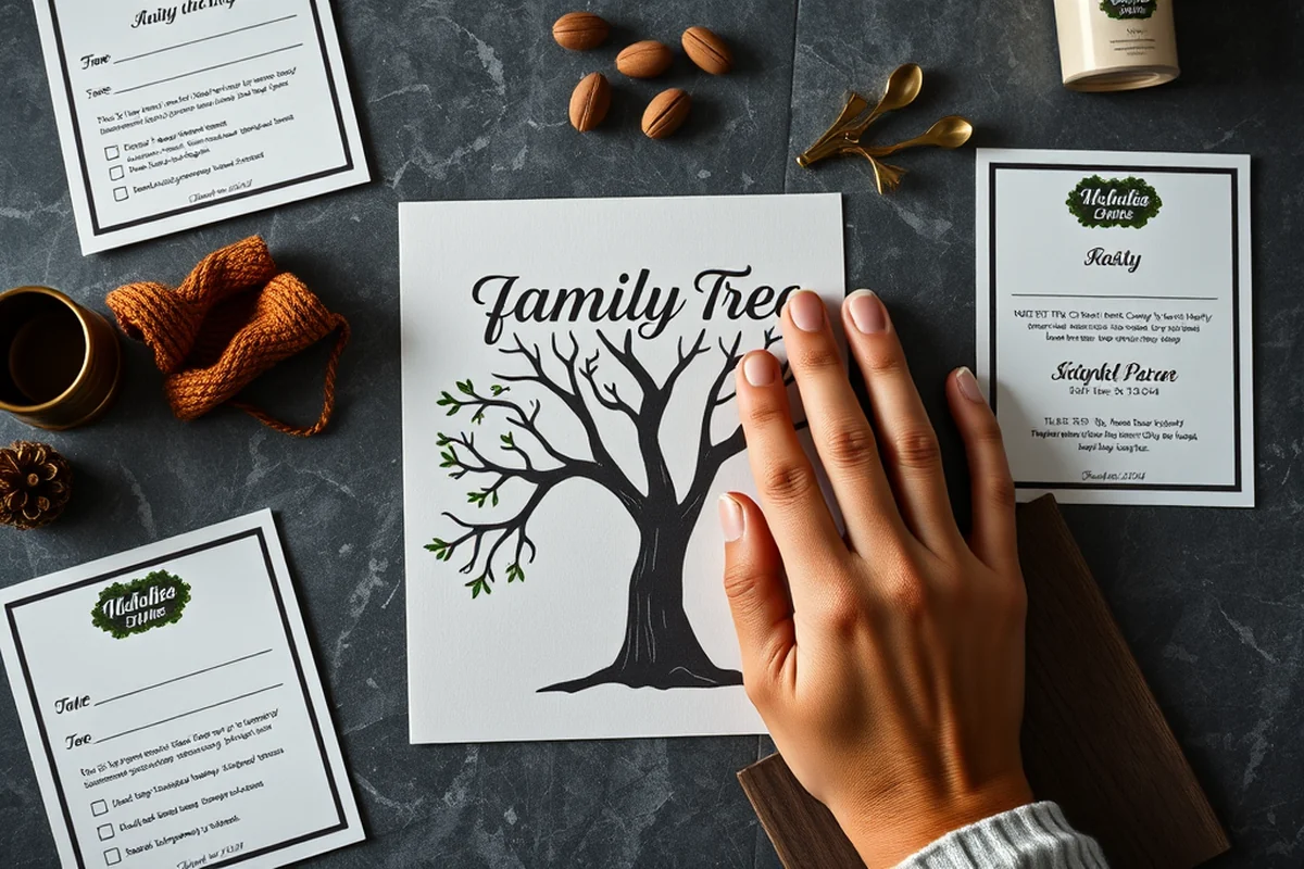 family tree template — Family Tree Template (the finished result)
