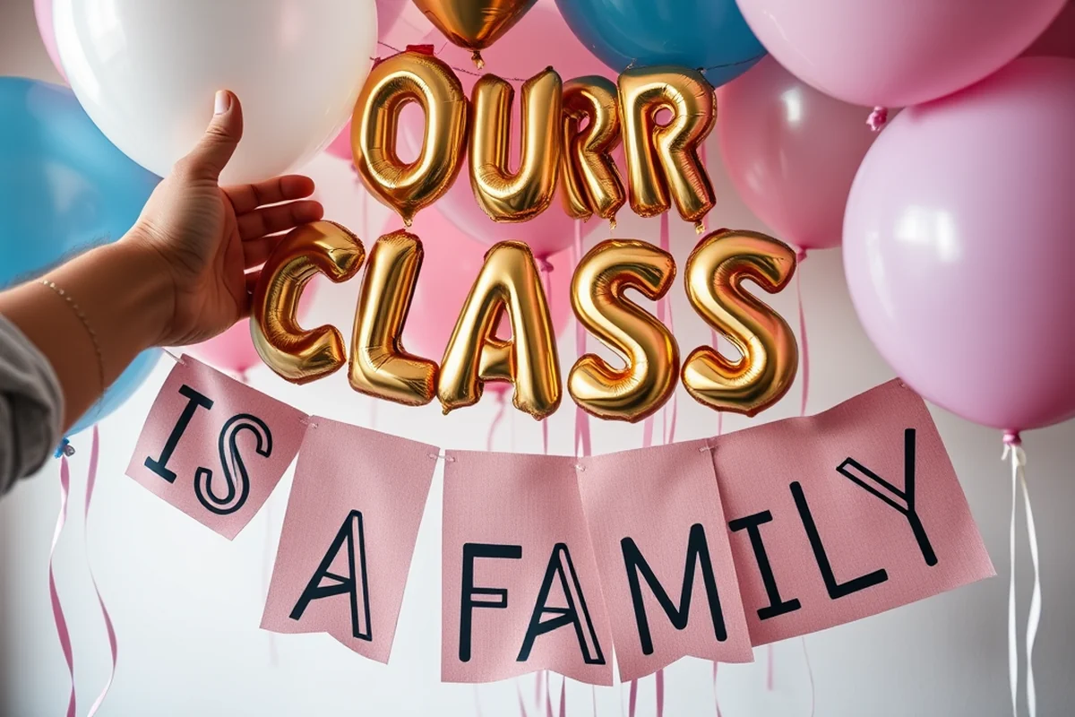 our class is a family — Our Class Is A Family (step by step)